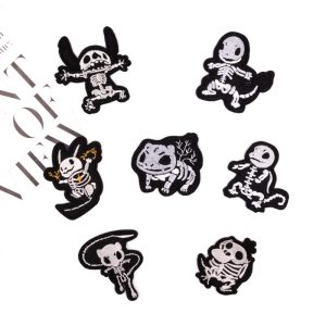 Halloween Pokémon Embroidery Iron on Patches For Clothing