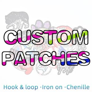 Custom Name Brand Logo Embroidery Iron On Patches