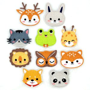 Cute Cartoon Animals Embroidery Patches Iron Patch